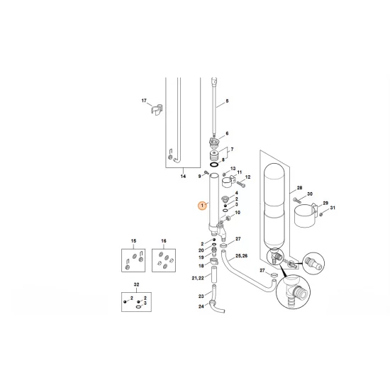 STIHL  Korpus pompy 4247 700 4000
